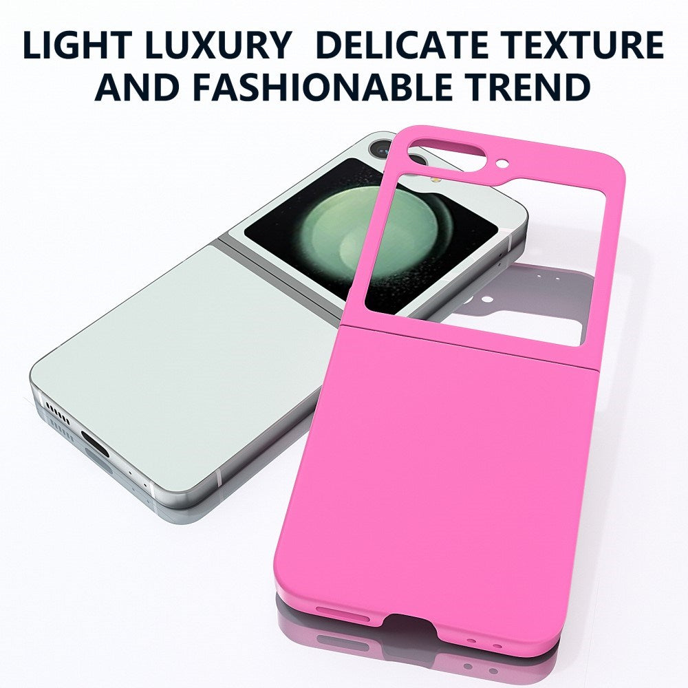 EIDERWOOD Samsung Galaxy Z Flip7 FE / Flip6 Gummibelagt Hård Plastik Bagside Cover - Pink