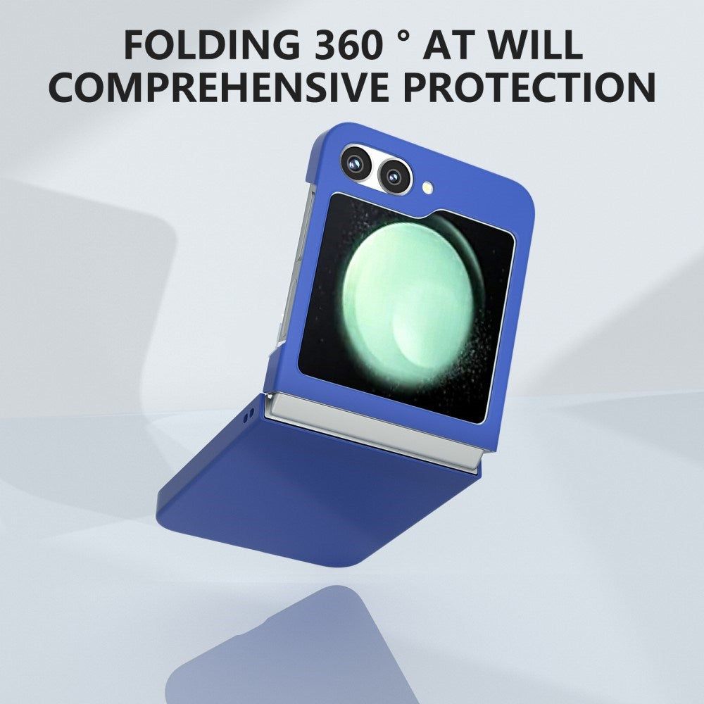 EIDERWOOD Samsung Galaxy Z Flip6 gummiert hardplast bakdeksel - blå