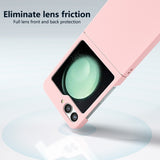 EIDERWOOD Samsung Galaxy Z Flip6 gummiert hardplast bakdeksel - rosa