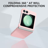 EIDERWOOD Samsung Galaxy Z Flip6 gummiert hardplast bakdeksel - rosa