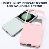 EIDERWOOD Samsung Galaxy Z Flip6 gummiert hardplast bakdeksel - rosa