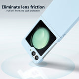 EIDERWOOD Samsung Galaxy Z Flip7 FE / Flip6 Gummibelagt Hård Plastik Bagside Cover - Lyseblå