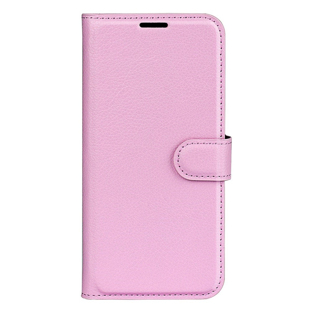 EIDERWOOD Google Pixel 9 Pro XL Litchi Leather Flip Cover m. Lommebok - Rosa