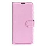 EIDERWOOD Google Pixel 9 Pro XL Litchi Leather Flip Cover m. Lommebok - Rosa