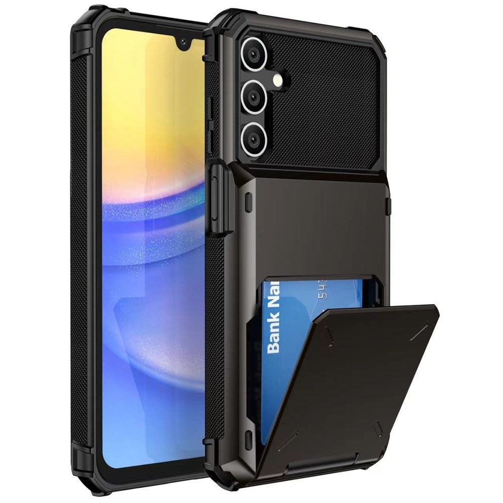 Samsung Galaxy S23 FE EIDERWOOD Craftsman Cover m. Innebygd kortholder - Sort