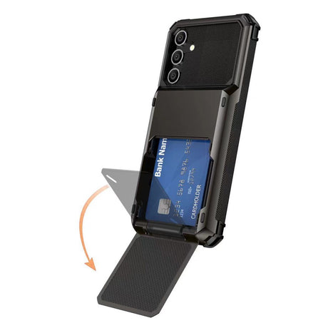 Samsung Galaxy S23 FE EIDERWOOD Craftsman Cover m. Innebygd kortholder - Sort