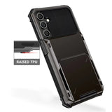 Samsung Galaxy S23 FE EIDERWOOD Craftsman Cover m. Innebygd kortholder - Sort