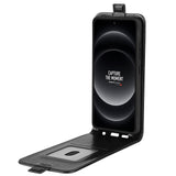 EIDERWOOD Xiaomi 14 Ultra Vertical Leather Flip Cover m. Kortholder - Sort