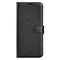 EIDERWOOD Asus Zenfone 11 Ultra PU Litchi Leather Flip Cover m. Lommebok og stativfunksjon - svart