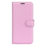 EIDERWOOD Asus Zenfone 11 Ultra PU Litchi Leather Flip Cover m. Lommebok- og stativfunksjon - Rosa
