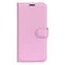 EIDERWOOD Asus Zenfone 11 Ultra PU Litchi Leather Flip Cover m. Lommebok- og stativfunksjon - Rosa