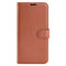 EIDERWOOD Asus Zenfone 11 Ultra PU Litchi Leather Flip Cover m. Lommebok- og stativfunksjon - brun
