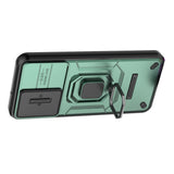 EIDERWOOD Samsung Galaxy M15 (5G) Craftsman Bakdeksel m. Magnetisk Kickstand &amp; Cam Slider - Grønn