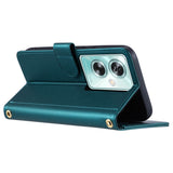 EIDERWOOD OnePlus Nord N30 SE (5G) / Oppo A79 (5G) / A2 (5G) Skinndeksel m. Strap &amp; Crossbody Bag-funksjon - Grønn