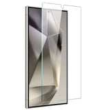 Samsung Galaxy S24 Ultra NORTHJO 2-i-1 Sæt - Fleksibelt Plast Mobil Cover & Skærmbeskyttelsesglas - Gennemsigtig