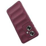 EIDERWOOD Oppo A79 (5G) / A2 (5G) fleksibelt plastbakdeksel - Burgundy