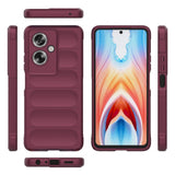 EIDERWOOD Oppo A79 (5G) / A2 (5G) fleksibelt plastbakdeksel - Burgundy