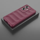 EIDERWOOD Oppo A79 (5G) / A2 (5G) fleksibelt plastbakdeksel - Burgundy