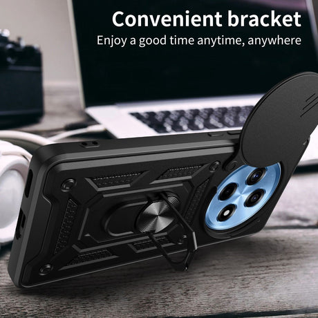 EIDERWOOD OnePlus 12R Håndværker Bagside Cover m. Kickstand & Cam Slider - Sort