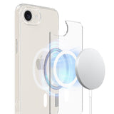 EIDERWOOD iPhone 16e MagSafe-kompatibel gjennomsiktig fleksibel plastveske