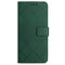 EIDERWOOD Sony Xperia 10 VI Leather Flip Cover m. Lommebok og stropp - Rombegravering - Grønn