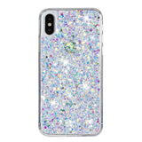 EIDERWOOD iPhone X / XS Glitter Bakdeksel - Sølv