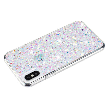 EIDERWOOD iPhone X / XS Glitter Bakdeksel - Sølv