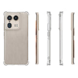 EIDERWOOD Motorola Edge 50 Ultra Flexible Plastic Bakdeksel - Gjennomsiktig