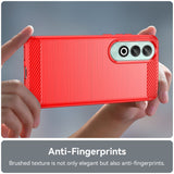 EIDERWOOD OnePlus Nord CE4 (5G) Bakdeksel i børstet karbon - rød