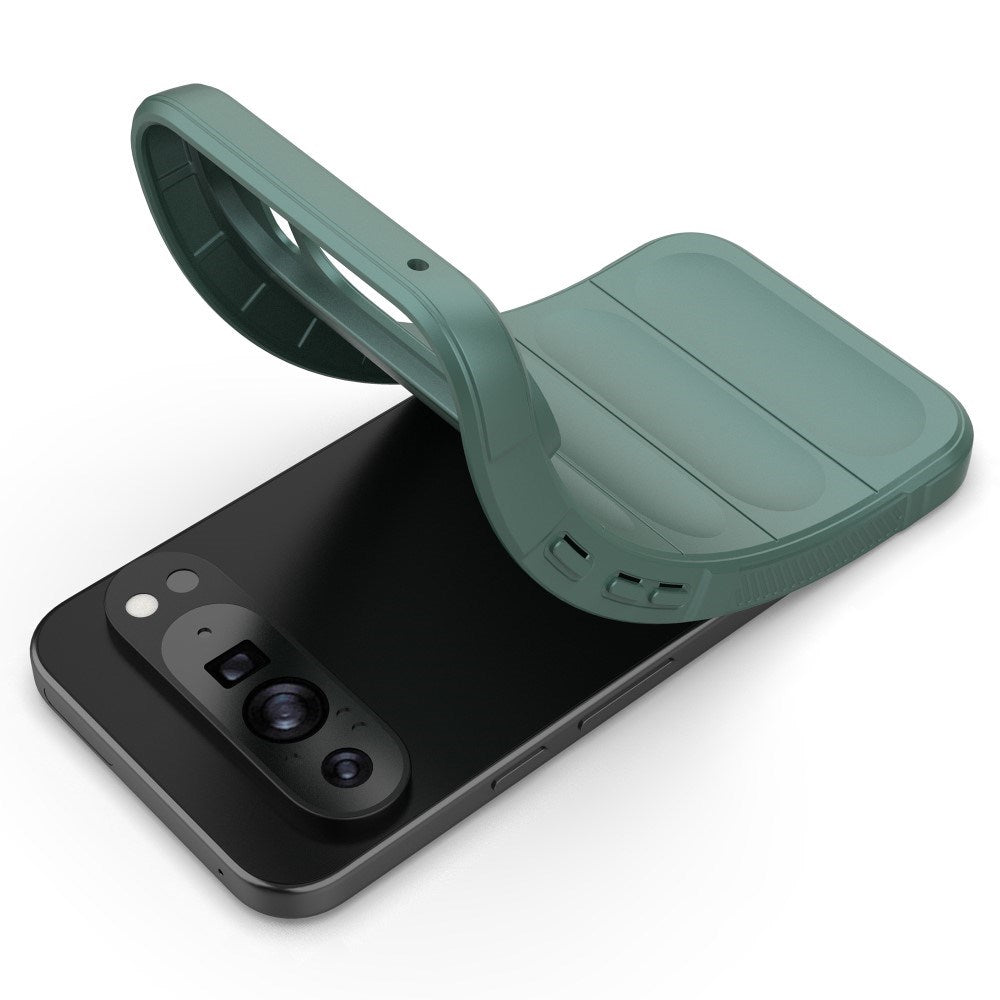 EIDERWOOD Google Pixel 9 Pro XL Fleksibelt Plastik Bagside Cover - Grøn