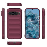 EIDERWOOD Google Pixel 9 Pro fleksibelt plastdeksel - Burgundy