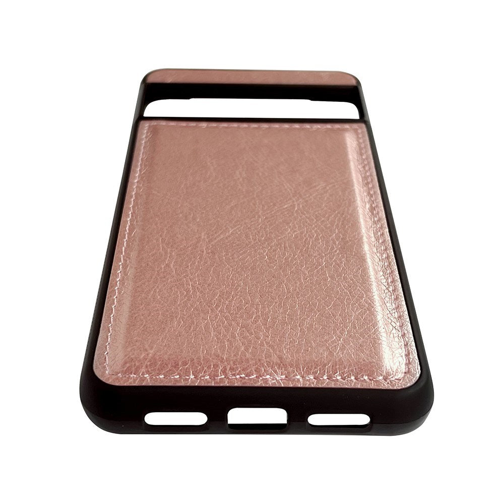 EIDERWOOD Google Pixel 9 / 9 Pro Læderbelagt Plastik Bagside Cover - Rose Gold