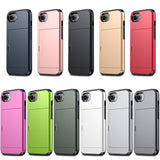 EIDERWOOD iPhone 16e Bakdeksel med kortholder - Rosa