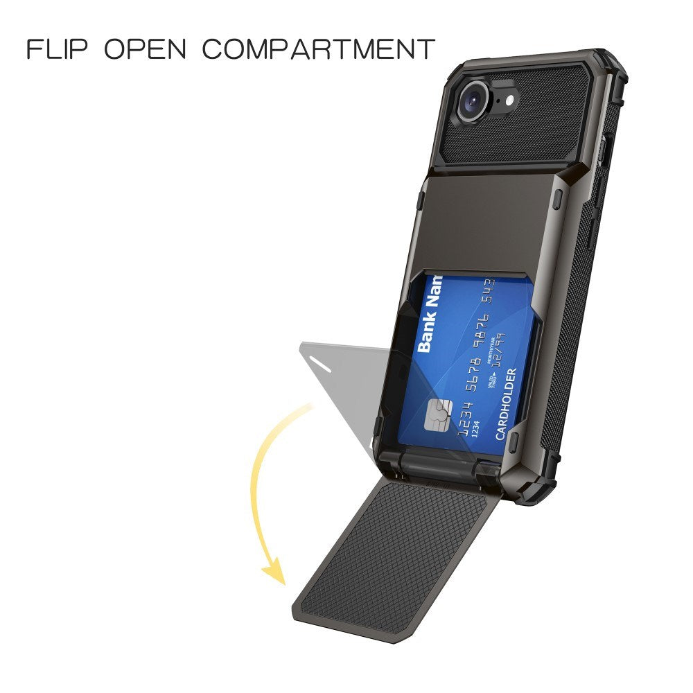 iPhone 16e EIDERWOOD Craftsman Cover m. Innebygd kortholder - Grønn