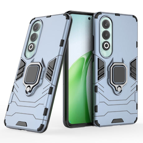 EIDERWOOD OnePlus Nord CE4 (5G) Hybrid Craftsman Bakdeksel m. Magnetisk stativ - blå