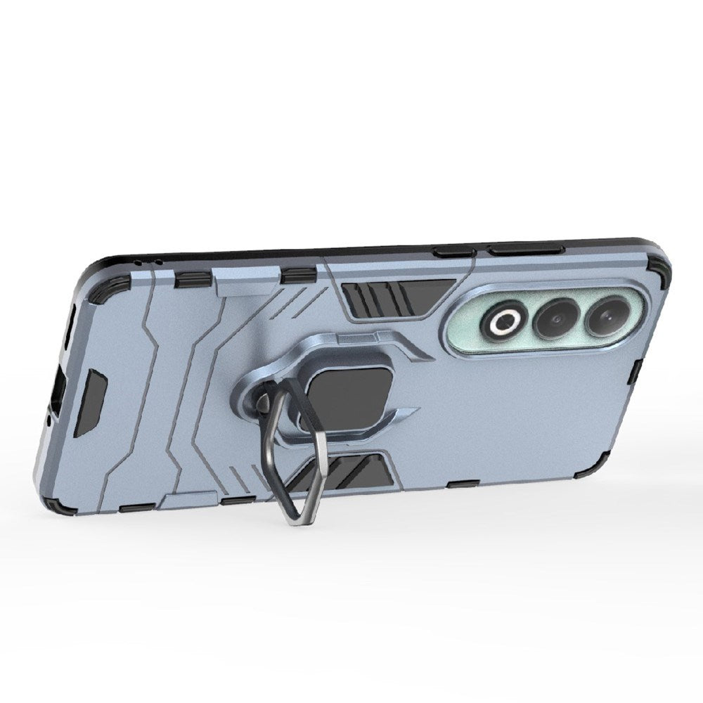 EIDERWOOD OnePlus Nord CE4 (5G) Hybrid Craftsman Bakdeksel m. Magnetisk stativ - blå