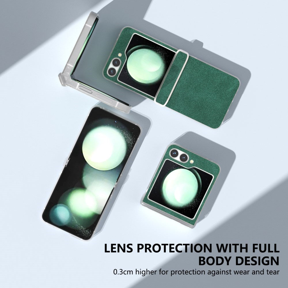 EIDERWOOD Samsung Galaxy Z Flip6 Skinndeksel Plast Bakdeksel - Grønn