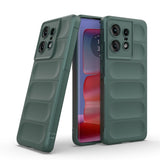 EIDERWOOD Motorola Edge 50 Pro Fleksibelt Plastik Bagside Cover - Grøn