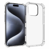 EIDERWOOD iPhone 16 Pro Fleksibelt Plastik Bagside Cover m. Kraftige Hjørner - Gennemsigtig