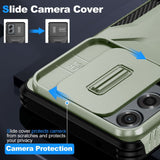 EIDERWOOD Motorola Moto G Stylus 5G (2024) Craftsman Bakdeksel m. Cam Slider - Grønn