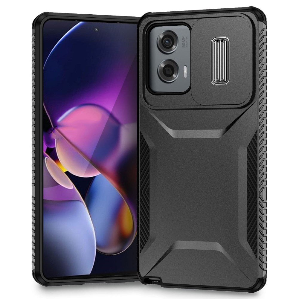 EIDERWOOD Motorola Moto G Stylus 5G (2024) Craftsman Bakdeksel m. Cam Slider - Svart