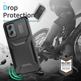 EIDERWOOD Motorola Moto G Stylus 5G (2024) Craftsman Bakdeksel m. Cam Slider - Svart