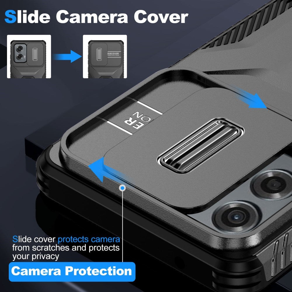 EIDERWOOD Motorola Moto G Stylus 5G (2024) Craftsman Bakdeksel m. Cam Slider - Svart