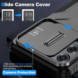 EIDERWOOD Motorola Moto G Stylus 5G (2024) Craftsman Bakdeksel m. Cam Slider - Svart