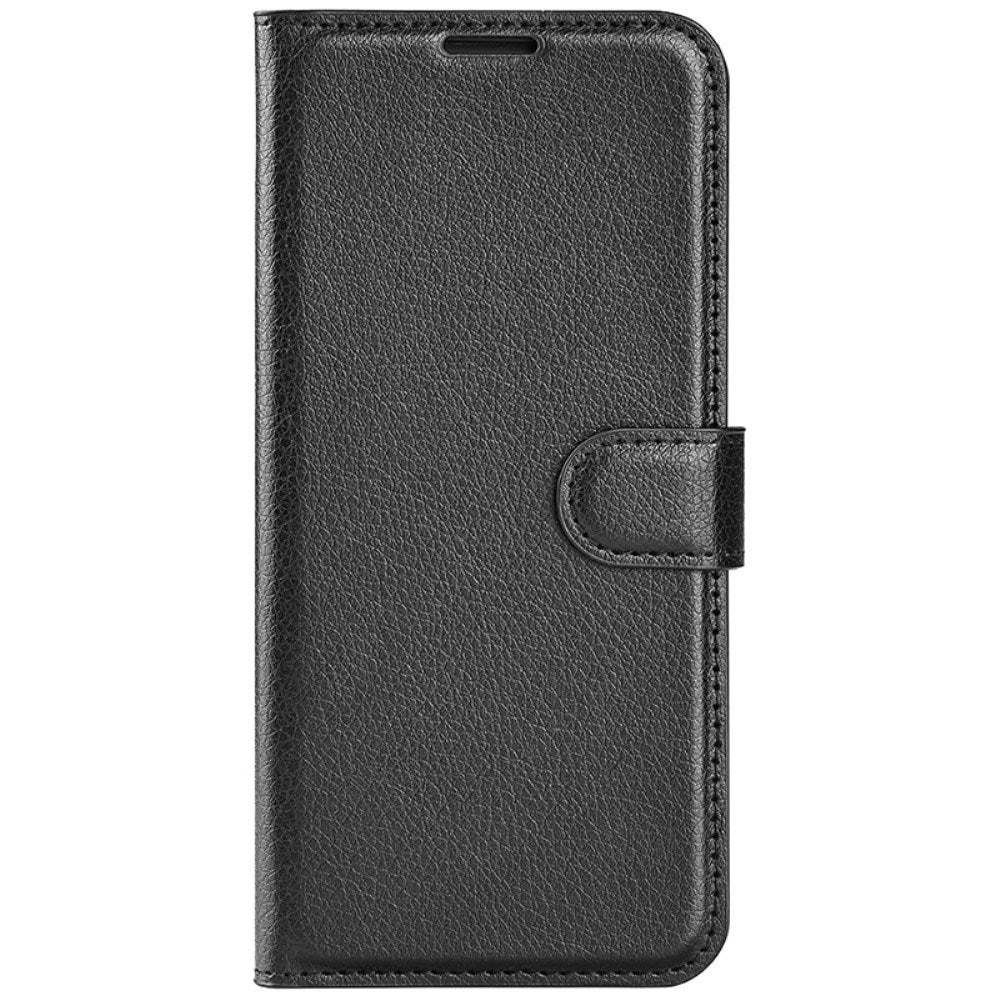 Huawei Pura 70 - EIDERWOOD Faux Leather Flip Cover m. Kortholder og stativfunksjon - svart