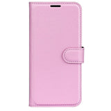 Huawei Pura 70 - EIDERWOOD Faux Leather Flip Cover m. Kortholder og stativfunksjon - Rosa