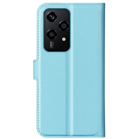 Honor 200 Lite - EIDERWOOD Faux Leather Flip Cover m. Kortholder og stativfunksjon - blå