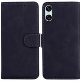 EIDERWOOD Sony Xperia 5 VI Leather Flip Cover m. Lommebok - Svart