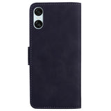 EIDERWOOD Sony Xperia 5 VI Leather Flip Cover m. Lommebok - Svart