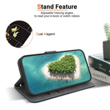 EIDERWOOD iPhone 16e Flip-deksel i kunstskinn m. Lommebok og stropp - Rose gull